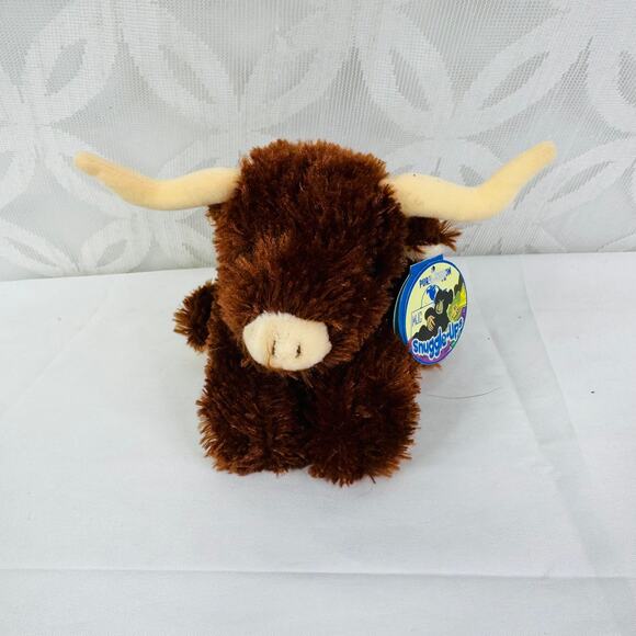 5 for $25| Purr-Fection Tyson Junior Snuggle Longhorn Mini Cow 7" Plush NWT - Picture 2 of 5